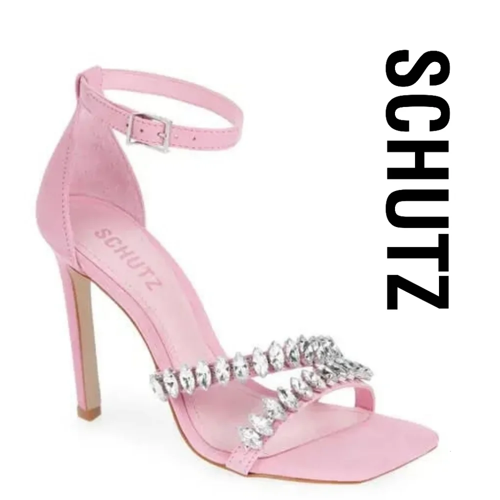 SCHUTZ Linsey Club Rose Size 7 Pink